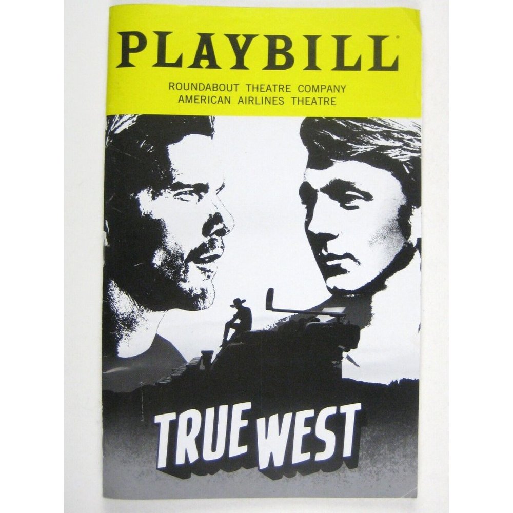 True West Playbill March 2019 Ethan Hawke Paul Dano Sam Shepard Marylouise Burke